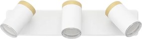 Eglo 300004 - Aplica spot pentru baie CONSUMA, 3x GU10, 3W, 230V, IP44, alb/bej