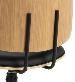 Scaun de dining negru Owen – Actona