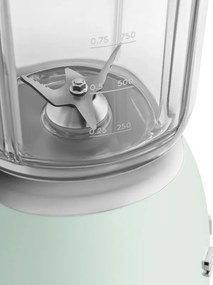 Blender Smeg BLF03PGEU, 800 W, 1,5 l, 18 000 rpm, 4 programe, 4 viteze +Impuls, Otel inoxidabil, Verde pastel