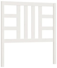 817816 vidaXL Tăblie de pat, alb, 81x4x100 cm, lemn masiv de pin