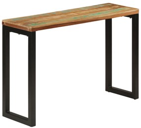 vidaXL Masă consolă, 110x35x75 cm, lemn masiv de reciclat
