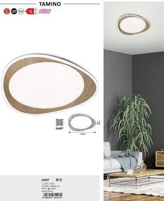 Plafoniera LED design modern Tamino alb