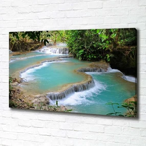 Tablou pe pânză Cascada din pădure