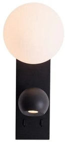 Aplica de perete cu reader LED Atom