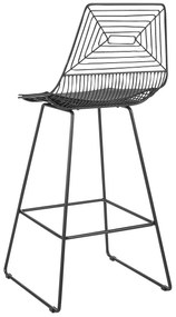 Set 2 buc scaun tip bar Bethel (negru). 1078099