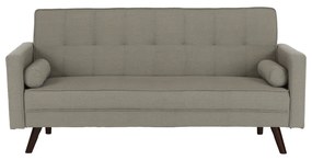Canapea extensibilă, material gri-maro taupe, OTISA