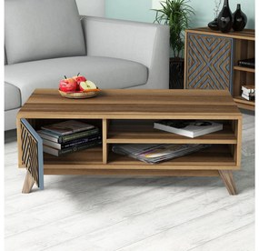 Mobilier living Inge (Nuc + albastru). 1089287