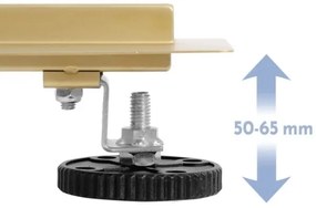 REA-G2562 - Rigolă de scurgere NEOX 70 cm, oțel inoxidabil/auriu