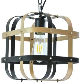 Lustră pe lanț KLATKA 1xE27/10W/230V