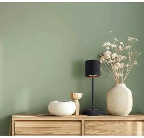 Globo 58487B - Lampă de birou LED DIXON, dimabilă, cu control tactil și reîncărcabilă, 1,5W/5V 2200 mAh, neagră