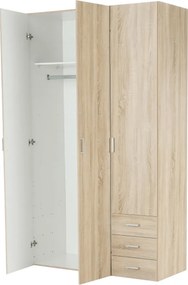 Dulap, 3 uşi, stejar sonoma, GWEN 70427
