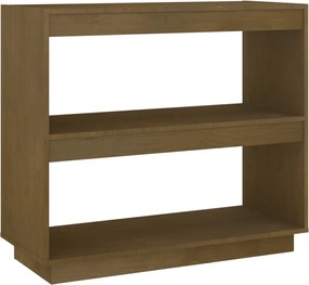vidaXL Bibliotecă, maro, 80x35x71 cm, lemn masiv de pin