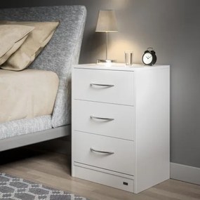 Deuba Noptiera Eloise 54x39x28cm - LED alb