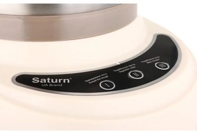 Tocator de alimente Saturn ST-FP7180, 500 W, Macinare, Framantare, 7 L, 3 functii, Motor din cupru, Bej/Maro