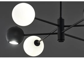 Lustră pe tijă Jupiter 1997 MOKA 3xGU10/10W/230V + 3xG9/10W/230V negru/alb