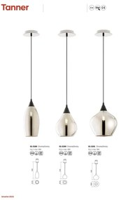 Lustră pe cablu TANNER 1xE14/28W/230V d. 15 cm Redo 01-3190