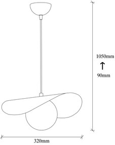 Lustră pe cablu VATOZ 1xE27/60W/230V