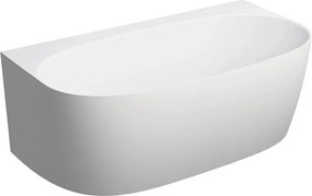 Cada freestanding compozit Omnires Valencia M+ BTW finisaj alb mat 158x86 cm
