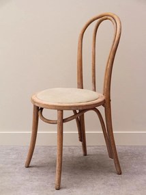 Scaun dining, bej, din bumbac, Icon