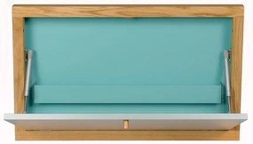 Masă extensibilă de perete Woodman Banti, albastru