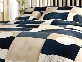 Lenjerie de pat creponata SOMVORA POLY colorata Dimensiune lenjerie de pat: 2 buc 70 x 90 cm | 200 x 220 cm