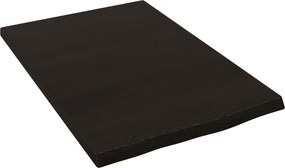 vidaXL Raft de perete maro închis 40x60x2 cm lemn masiv stejar tratat