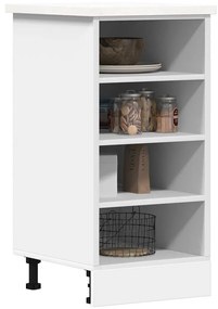 vidaXL Dulap inferior &quot;Riga&quot; alb 40x44,5x81,5 cm lemn prelucrat
