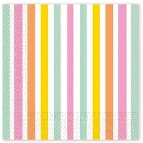 Colorat Pastel Stripes șervețel 20 buc 33x33 cm FSC
