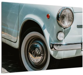 Tablou - mașina retro Fiat (70x50 cm), în 40 de alte dimensiuni noi