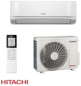 Aparat de aer conditionat inverter Hitachi AirHome 600 RAK-VJ35RHAE / RAC-VJ35WHAE, 12 000BTU, 26 m², A+++ / A++, R-32, Alb