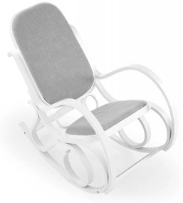 Fotoliu tip balansoar Max Bis Plus alb H95 cm