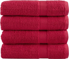 vidaXL Prosoape de baie premium, SOLUND 4 buc 100x150 cm 600 gsm