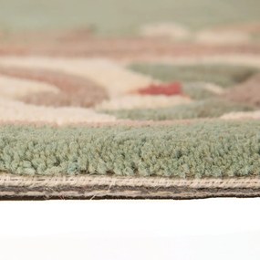 Covor din lână Flair Rugs Aubusson, 75 x 150 cm, verde