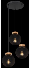 Lustra suspendata cu 3 pendule design modern PABLO 15663-3H GL