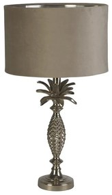 Veioza/Lampa de masa design lux elegant Belle argintiu/taupe