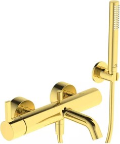 Baterie cada - dus Ideal Standard Atelier Joy auriu periat cu set de dus