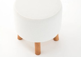 Taburet alb Silindir – Balcab Home