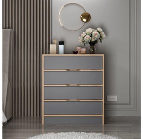 Comodă Erich (Nuc + antracit) . 1102095