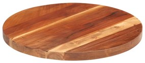 285972 vidaXL Blat de masă, 40 cm, lemn masiv sheesham, rotund, 25-27 mm
