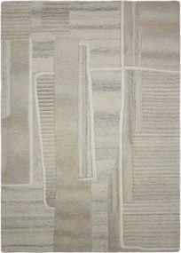 Covor grej țesut manual din lână 160x230 cm Lira – Flair Rugs