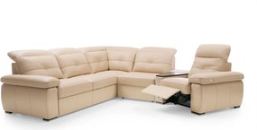 Colțar lemn masiv LEGEND 304×89/103×269 cm - Stânga