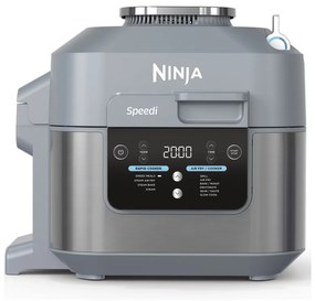 Multicooker sub presiune NINJA ON400EU, 1760W, 5.7L, Speedi Meals, 10 programe, Gri