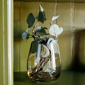 Vaze, set de 2, verde/chihlimbar, GLOW