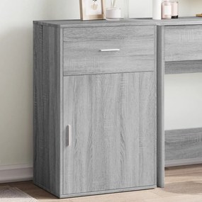 vidaXL Dulap depozitare, gri sonoma, 56,5x39x90 cm, lemn prelucrat