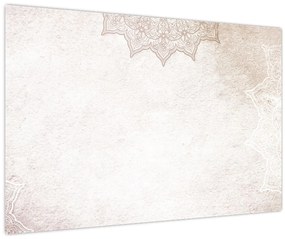 Tablou - Mandala pe zid (90x60 cm)