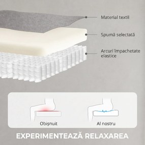 HOMCOM Fotoliu Reclinabil Electric pentru Living cu Suport pentru Picioare, Gri | Aosom Romania