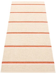 Covor tip traversă pentru interior și exterior cărămiziu/crem 70x180 cm Olle Brick Cream – Pappelina
