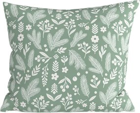 Husa perna din polibumbac ARBORA 45x45 cm, verde