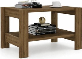 Masuta cafea HERB, nuc, PAL melaminat, 70x50x40 cm