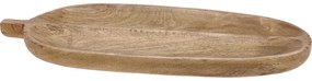 Tavă decorativă în formă de frunză Mango, 40 x 18cm